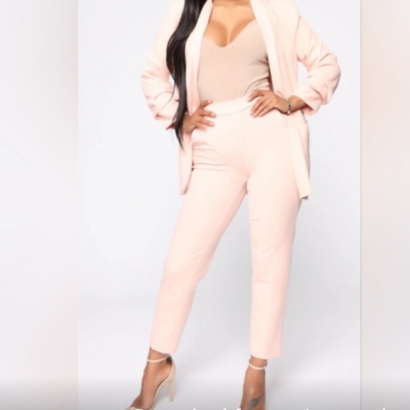 PINK Blazer Pants Set - Picture 2 of 3